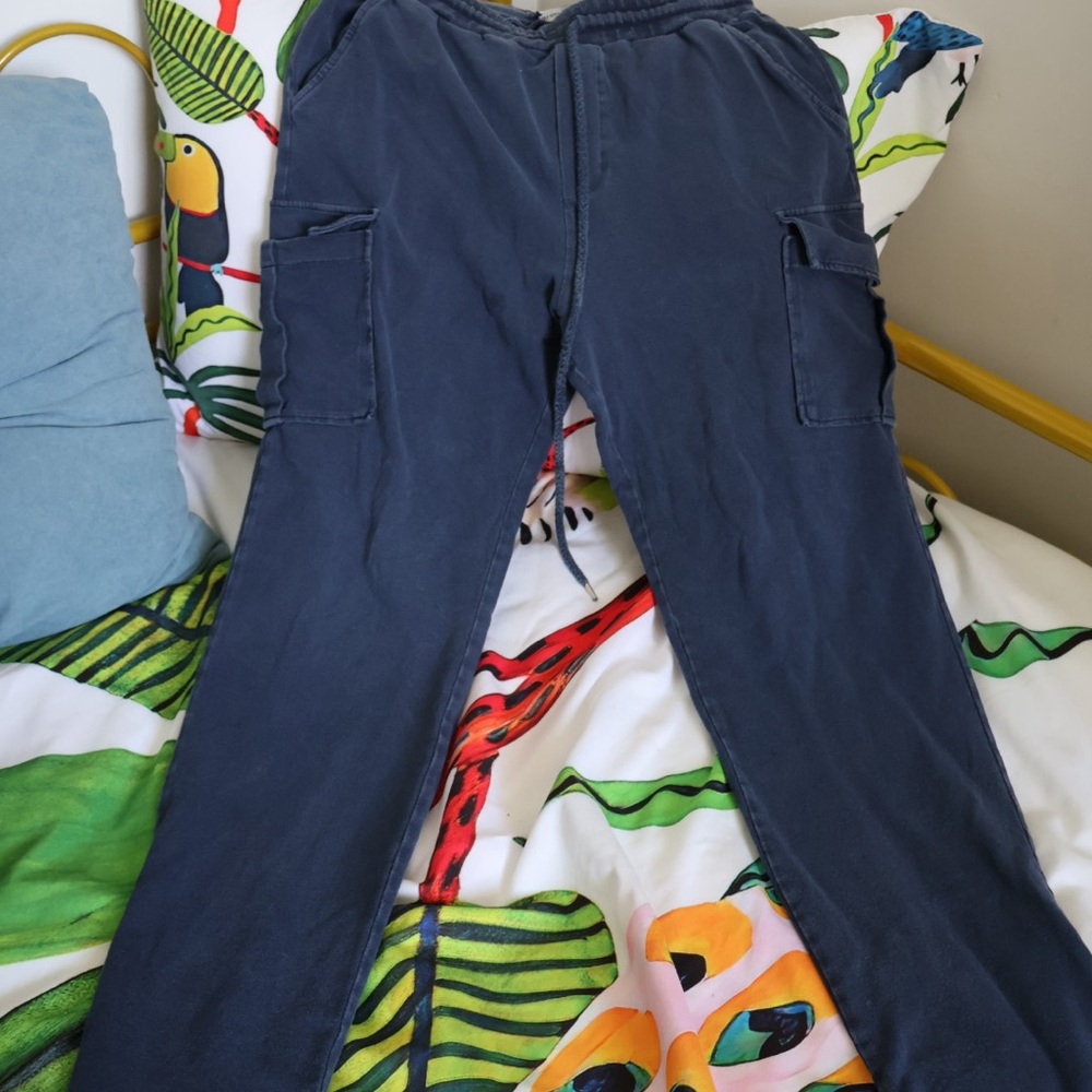 Men's Navy Cargo Pants